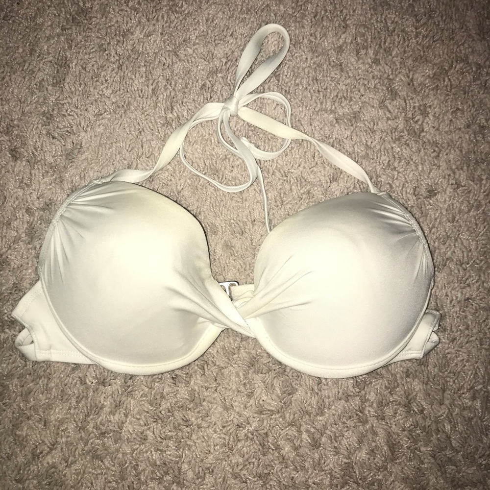 White bikini top